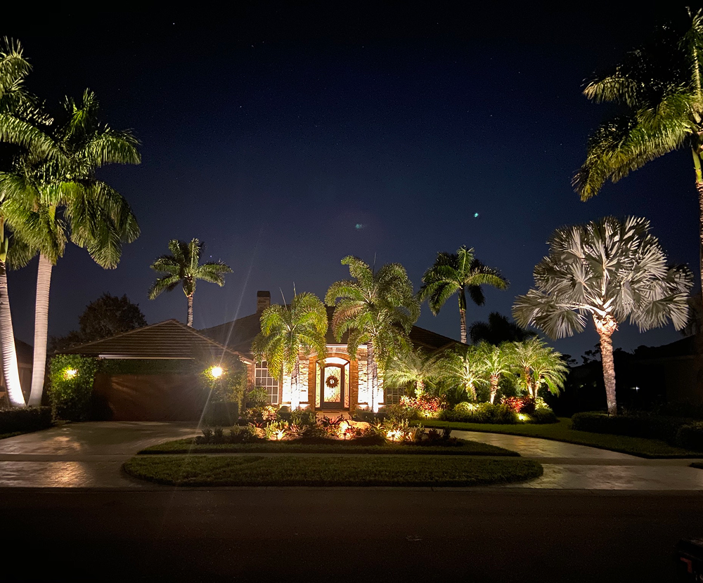Estate landscape lighting